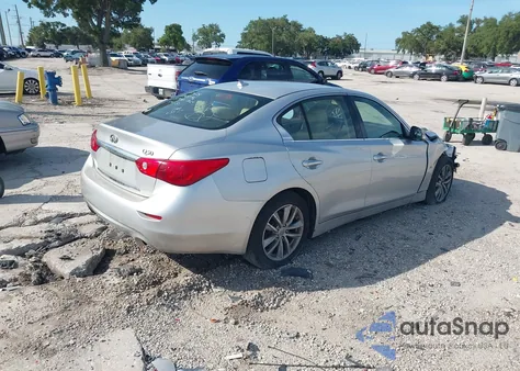2017 Infiniti Q50 3.0T Premium z USA, uszkodzony, nr VIN JN1EV7APXHM738391